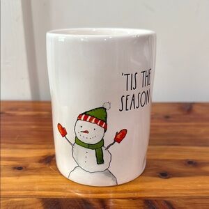 NEW Rae Dunn Tis The Season Snowman Winter Frost Scented Candle